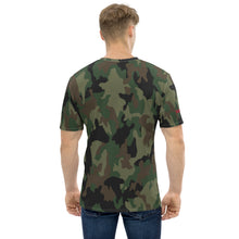 Load image into Gallery viewer, Men&#39;s Camo t-shirt with  Red RB Logo
