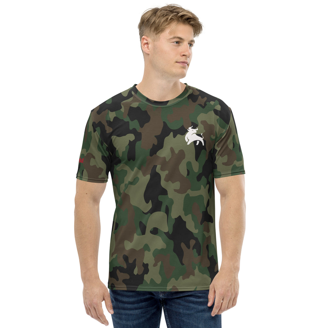 Men's Camo t-shirt with White RB Logo