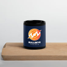 Load image into Gallery viewer, Bullseye Trades Black Glossy Mug
