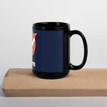 Load image into Gallery viewer, Bullseye Trades Black Glossy Mug
