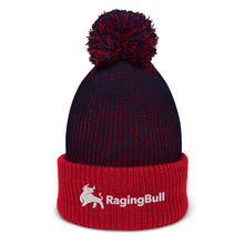 Load image into Gallery viewer, Red, White &amp; Bull Winter Beanie
