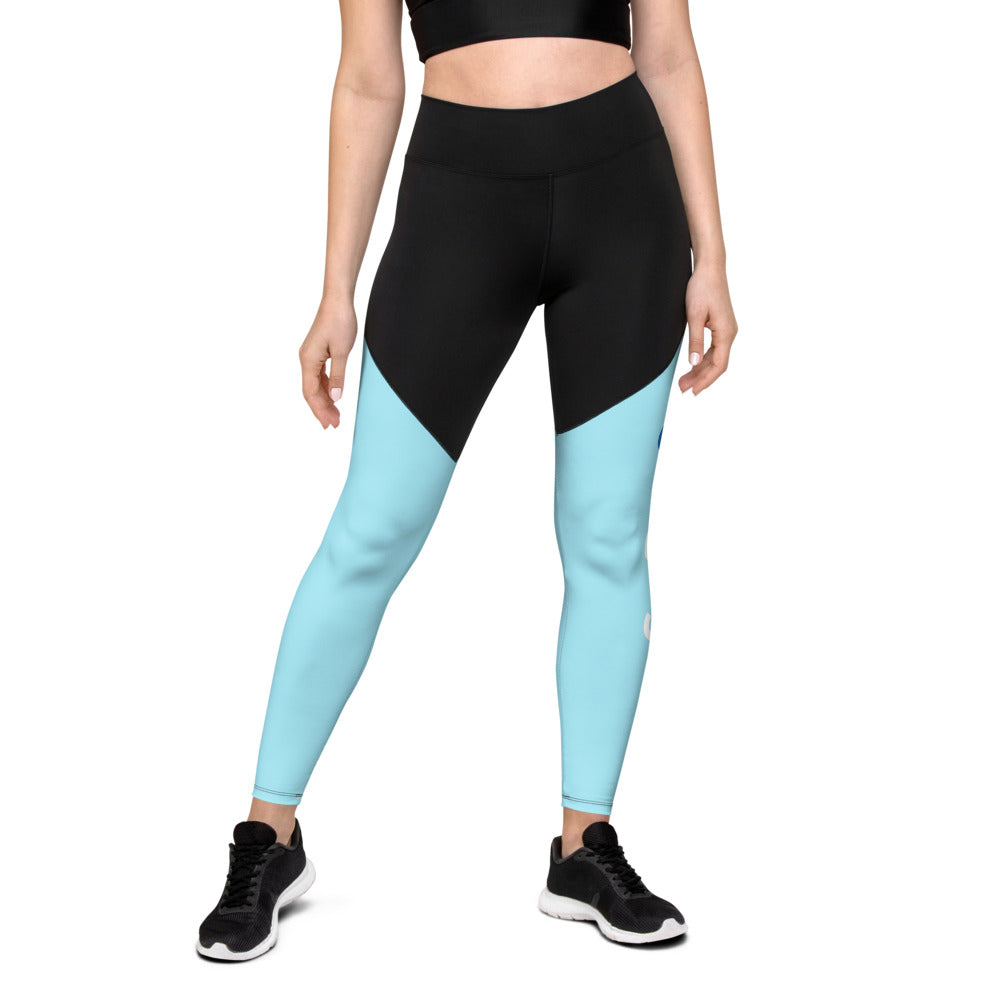 RagingBull Mint Sports Leggings