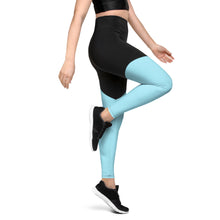 Load image into Gallery viewer, RagingBull Mint Sports Leggings
