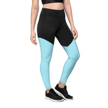 Load image into Gallery viewer, RagingBull Mint Sports Leggings
